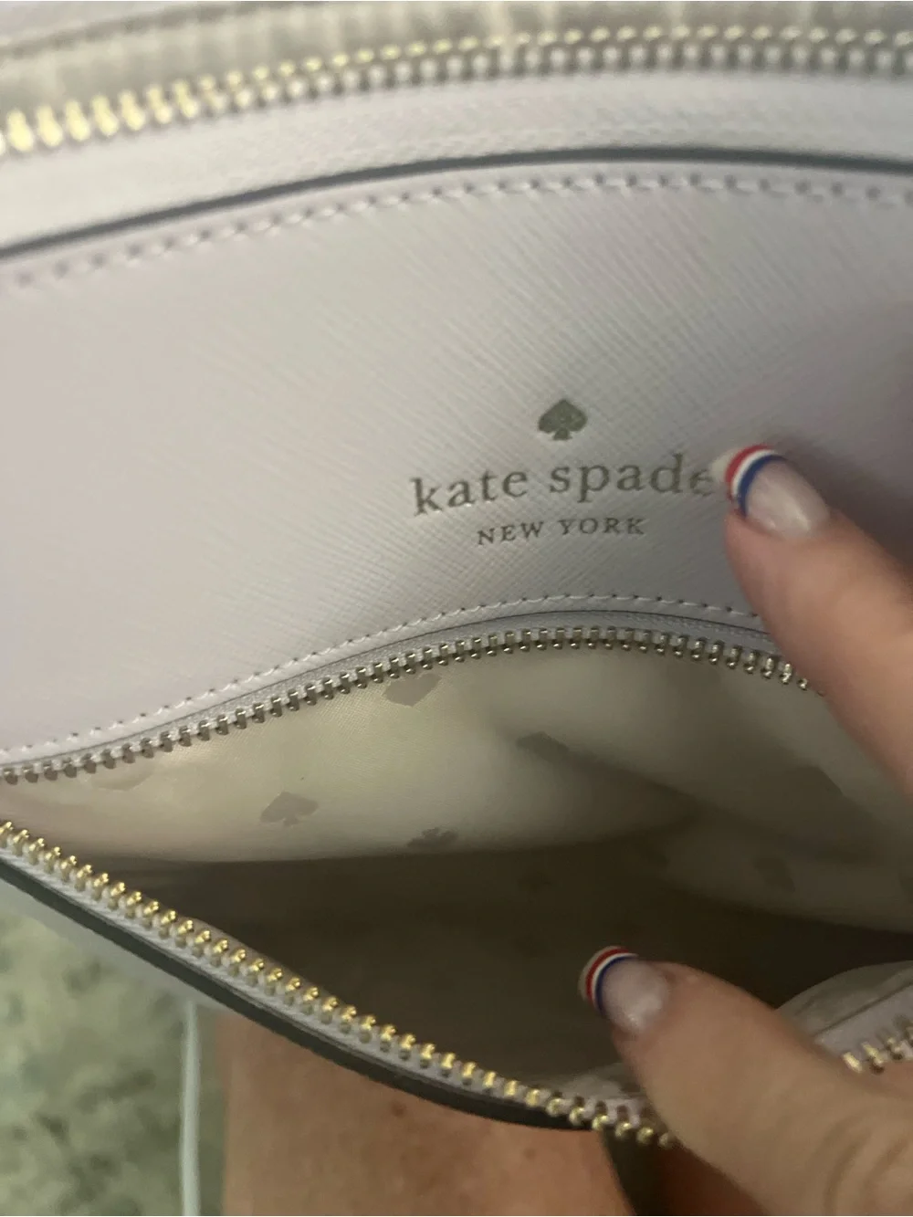 kate spade compact leather